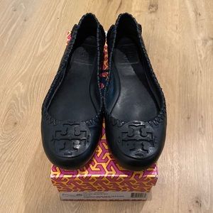 Tory Burch Gabi, black leather Flat